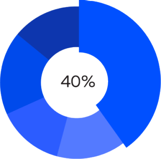 40%